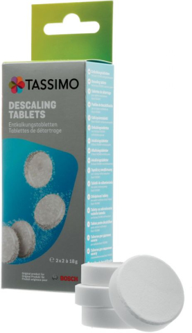 Accesorii Piese Espressoare Cafetiere - Tablete decalcifiere Tassimo Bosch TCZ6004 00311909, 4 x 18 g