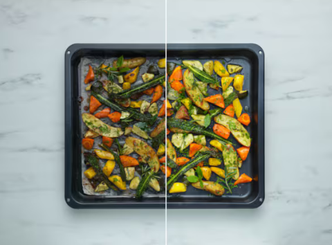 Tava Easy2Clean Electrolux, adancime 4 cm, L x A  46.5 x 38.5 cm [3]