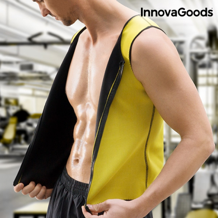 Ingrijire personala - Vesta sportiva de slabit si sauna pentru barbati Innovagoods, marimea XL