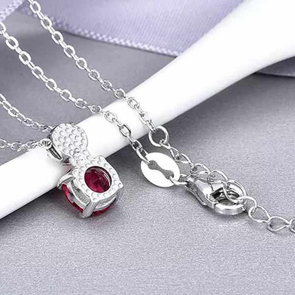 Colier argint rodiat Red Desire [2]