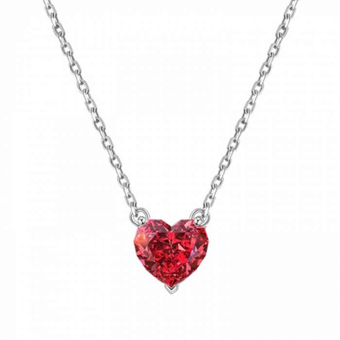 Colier argint rodiat Red Heart [2]