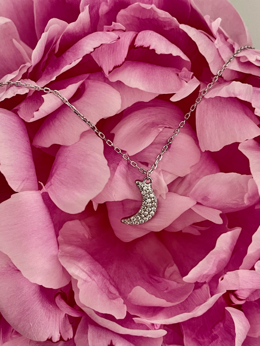 Colier argint rodiat Shining Moon [2]