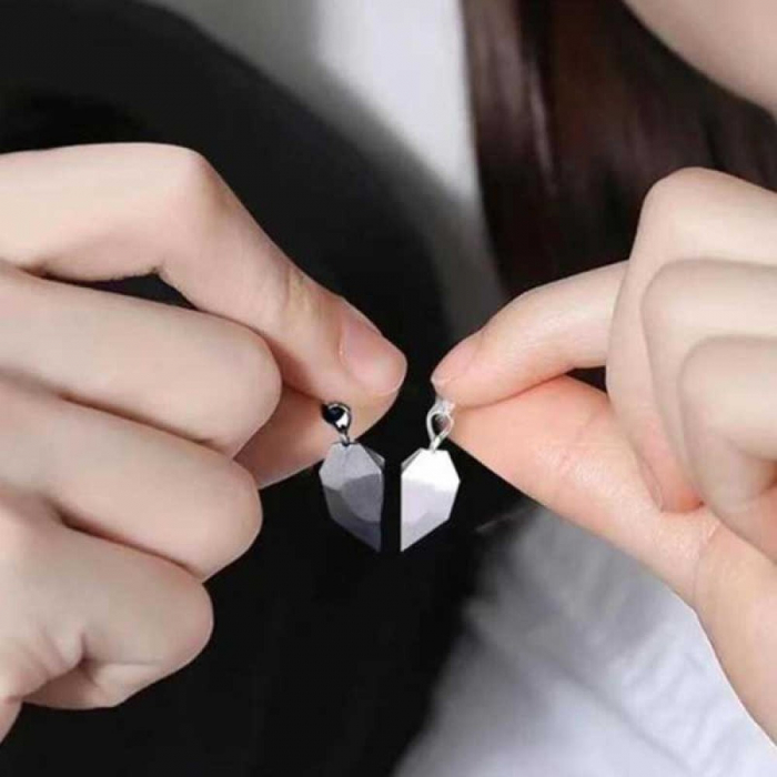 Coliere cuplu cu magnet Heart [2]