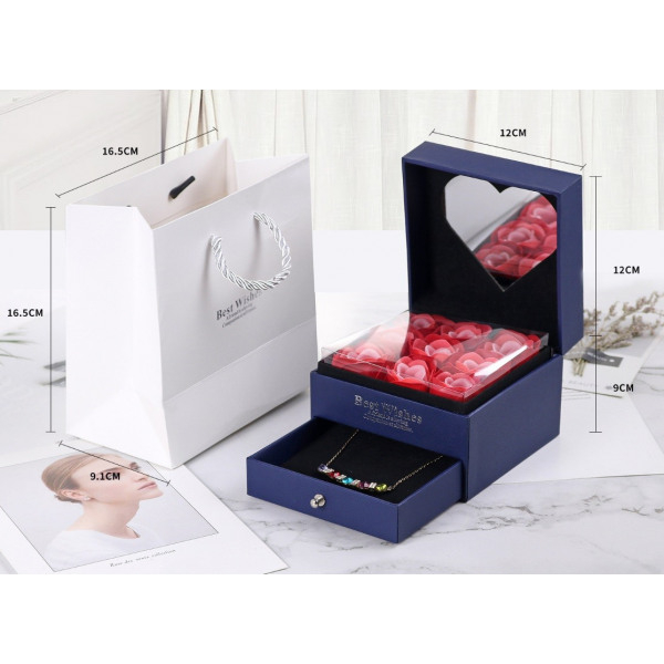 Cutie 9 trandafiri nemuritori Blue [2]