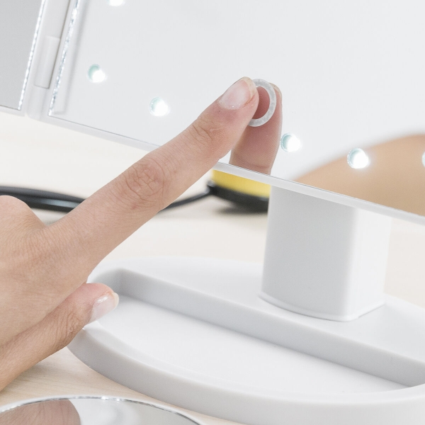 Oglinda cu efect de marire cu LED 4in1 [6]