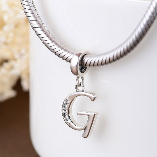 Pandantiv argint Litera G [3]
