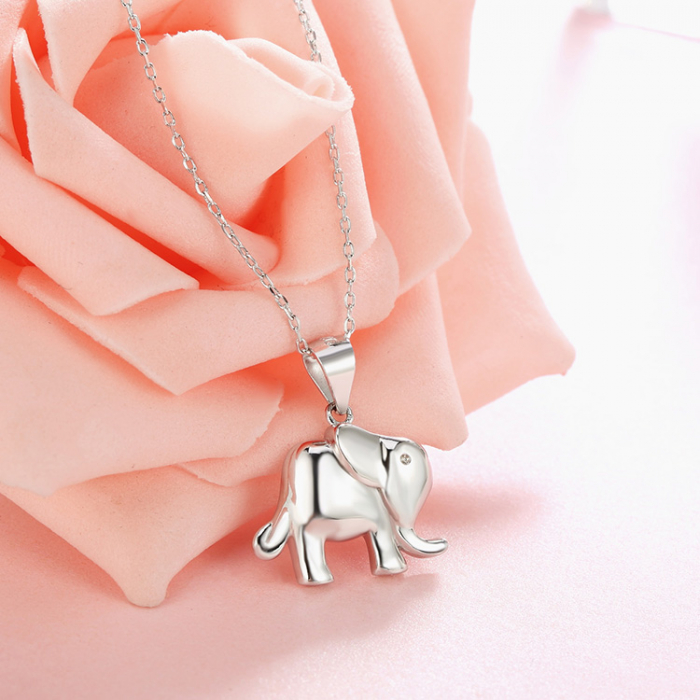 Pandantiv argint rodiat Elefant [4]