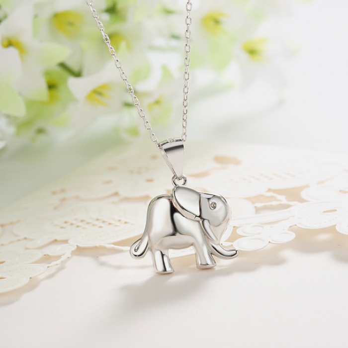 Pandantiv argint rodiat Elefant [6]