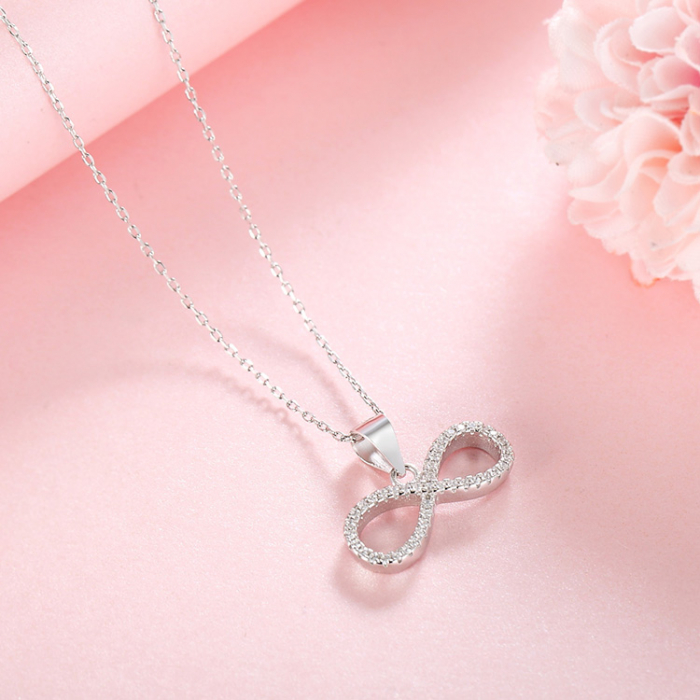 Pandantiv argint rodiat Infinit [2]