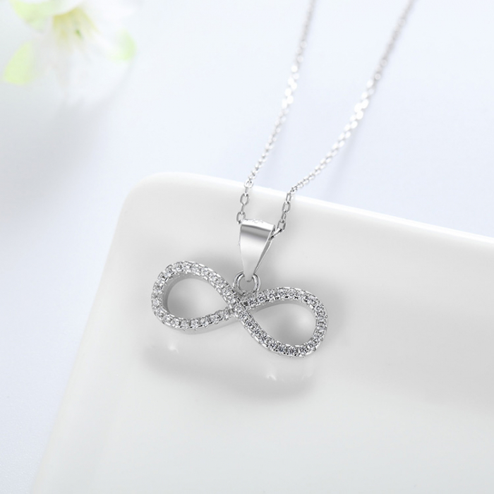 Pandantiv argint rodiat Infinit [6]