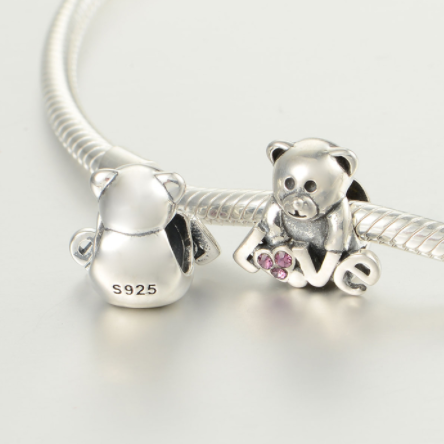 Pandantiv Bear Love din argint [4]