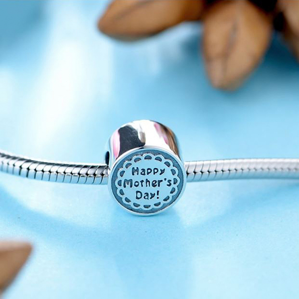 Pandantiv Happy Mother's Day argint [4]