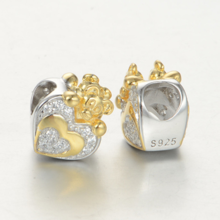 Pandantiv Heart&Bear din argint [3]