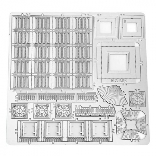 Puzzle metalic nano 3D - Big Ben [3]