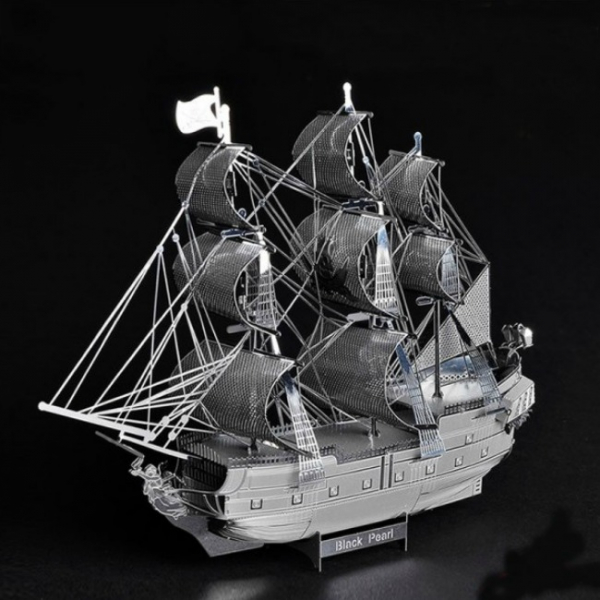 Puzzle metalic nano 3D  – Corabia Black Pearl [2]