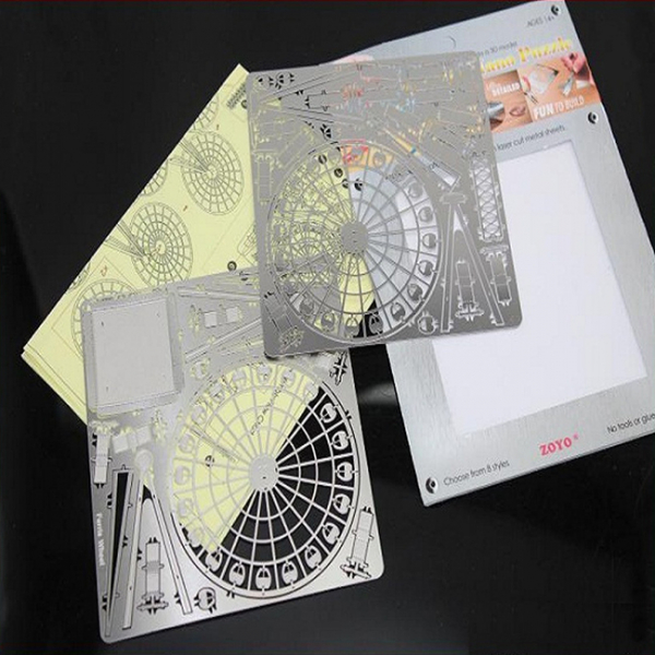 Puzzle nano metalic 3D - Roata Ferris [2]
