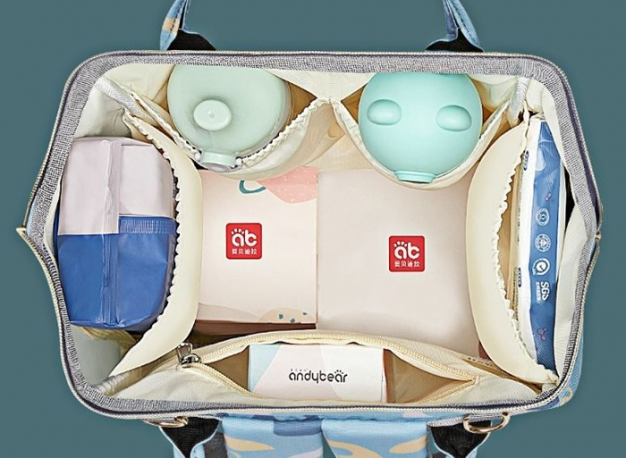 Rucsac multifunctional pentru mamici - Albastru [4]