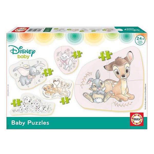 Set 5 Puzzle-uri baby Animale Disney 2+ [1]