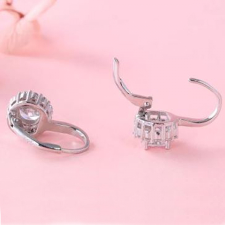 Cercei argint rodiat Dutchess [2]