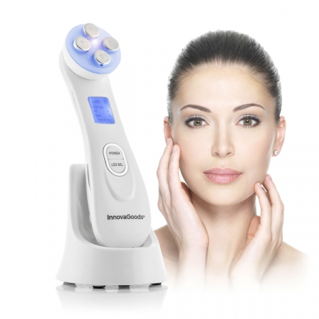 Aparat de masaj facial cu radiofrecventa, fototerapie si electrostimulare Wace [4]
