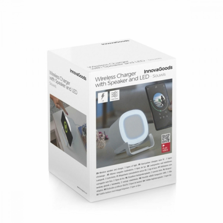 Boxa cu incarcare fara fir cu LED Souwis [1]