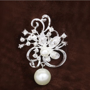 Brosa Flower&Pearls [1]