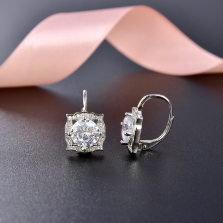 Cercei argint rodiat Princess [1]