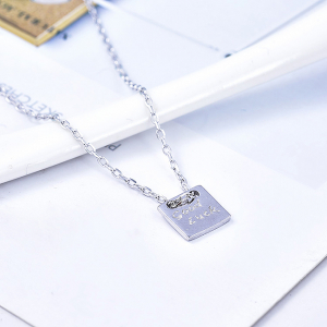 Colier argint rodiat Good Luck [3]