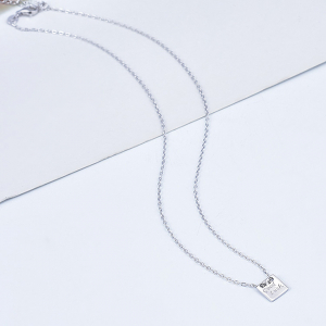 Colier argint rodiat Good Luck [1]