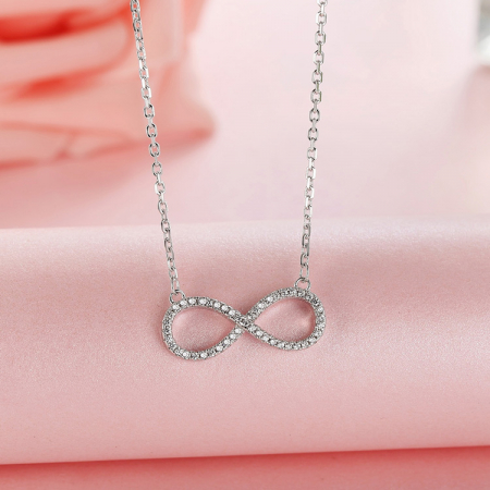Colier argint rodiat Infinit [5]