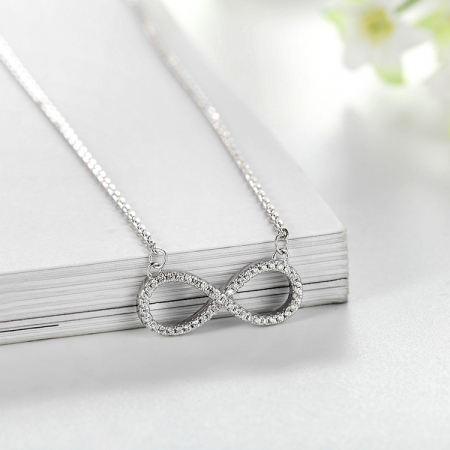 Colier argint rodiat Infinit [4]