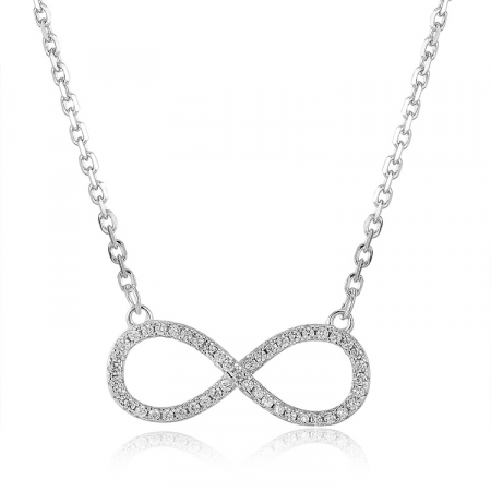 Colier argint rodiat Infinit [0]