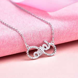 Colier argint rodiat  Infinit Love [2]