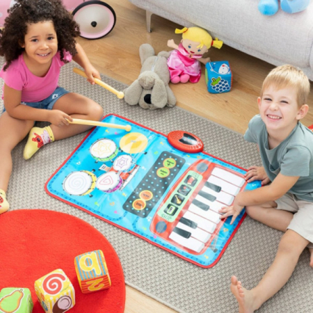 Cadouri Smart Kids - Covor muzical 2 in 1 - pian si tobe 3+