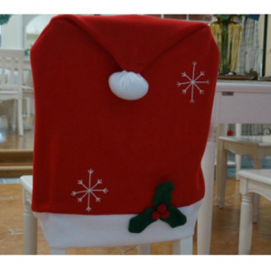 Cadouri Ocazii si Sarbatori - Decoratiune  Craciun pentru scaun  Fulgi de nea