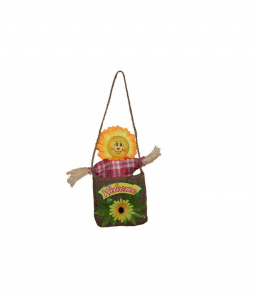 Cadouri si decoratiuni Paste - Decoratiune paie Welcome Sunflower