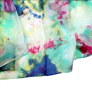 Esarfa din matase Abstract Flowers [2]