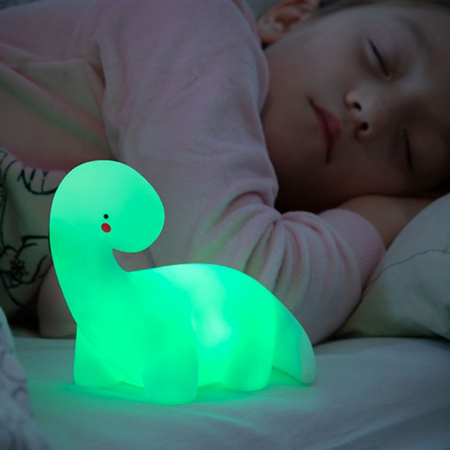 Ceasuri si accesorii - Lampa dinozaur multicolor LED