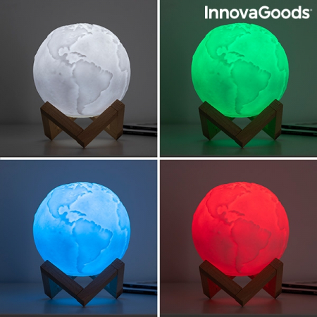 Lampa LED reincarcabila Planeta Pamant [7]
