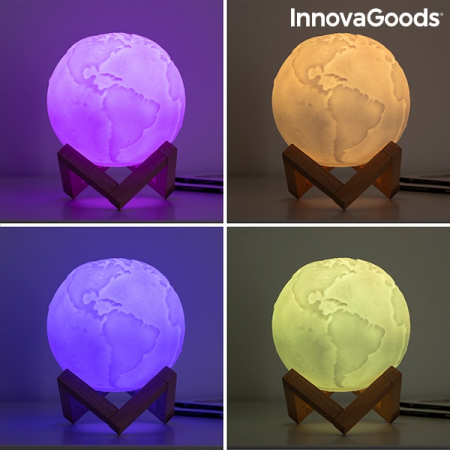 Lampa LED reincarcabila Planeta Pamant [8]