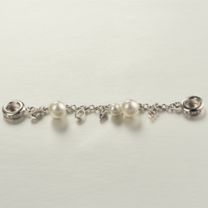 Lant de siguranta din argint cu perle [2]