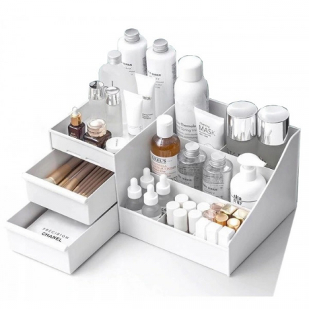 Cadouri pentru Iubite/ Sotii - Organizator cosmetice alb