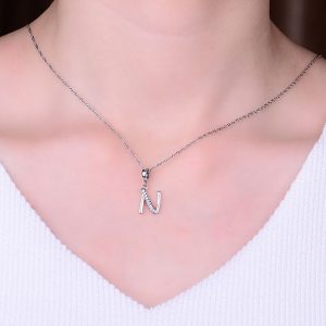 Pandantiv argint Litera N [1]
