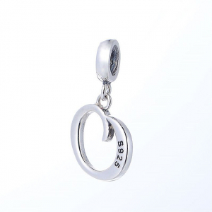 Pandantiv argint Litera O [4]