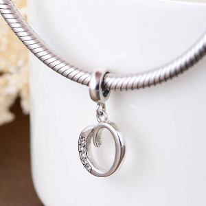 Pandantiv argint Litera O [3]