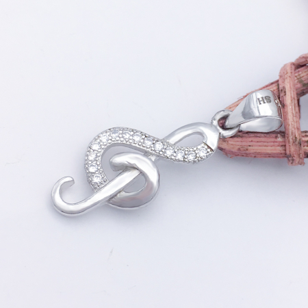 Pandantiv argint rodiat Cheia Sol [3]