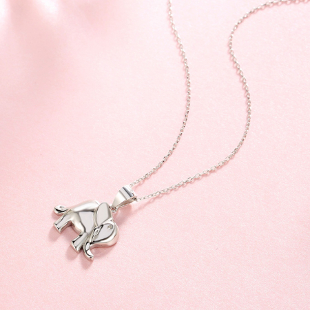 Pandantiv argint rodiat Elefant [2]