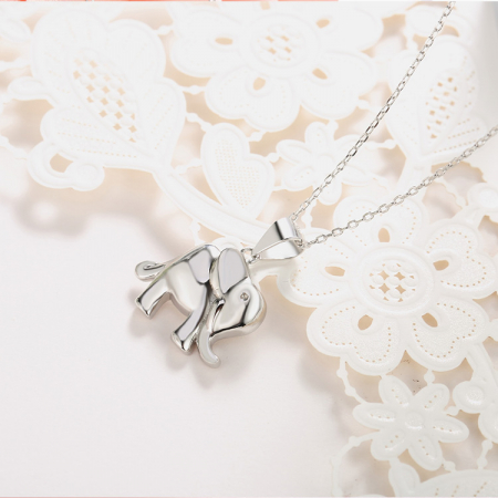 Pandantiv argint rodiat Elefant [4]