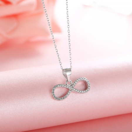 Pandantiv argint rodiat Infinit [2]