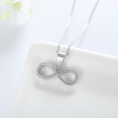 Pandantiv argint rodiat Infinit [5]